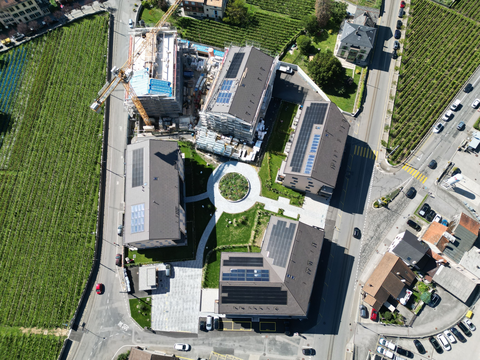 Installation solaire industrielle